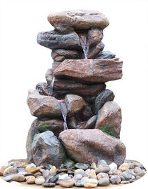 China La mano contemporánea echó la fuente grande de la roca para los patios/los acuarios proveedor