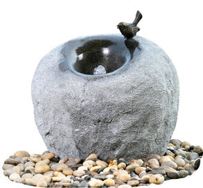 China Fuentes al aire libre modernas materiales del cemento, fuentes del jardín de la piedra del color de la roca proveedor
