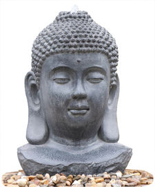 China Característica decorativa del agua del jardín de Buda de la resina de la fuente/de la fibra de vidrio de agua de la estatua de Buda proveedor