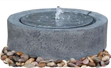 China El mármol negro echó la fuente de agua de Buda del asiático al aire libre en forma de piedra china del molino proveedor