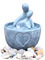 Pequeña figura abstracta fuente de la decoración del molde de las fuentes caseras de la piedra de agua desnuda de los pares proveedor