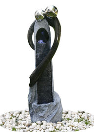 China Fuentes de agua de piedra de la estatua del color, fuente de agua exterior para el jardín proveedor