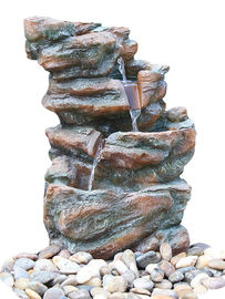 China Fuentes de piedra al aire libre modificadas para requisitos particulares del tamaño, fuente del jardín de piedras en color gris proveedor