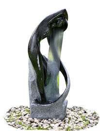 China Color blanco/del negro de la forma de la escultura de agua de las fuentes del jardín de las fuentes multi de la estatua proveedor