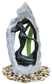 China Fuentes de agua exteriores de la estatua del jardín con el material de la fibra de vidrio/del cemento/de la magnesia proveedor