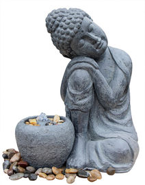 China Mano que sostiene la cara para tener una fuente de agua de Buda del resto para el jardín y el hogar proveedor
